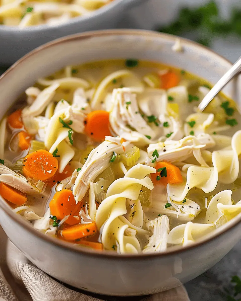 Crockpot Chicken Noodle Soup: Easy Comfort Food for All