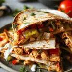 Easy Chicken Quesadillas (Fajita Style)