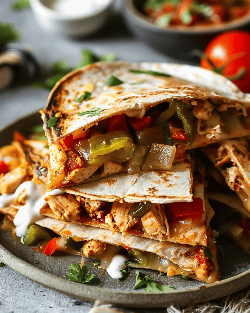 Easy Chicken Quesadillas: A Fun Fajita Twist for Home Cooks
