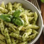Pesto Penne Pasta Dish