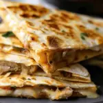 Creamy Cheesy Chicken Quesadillas