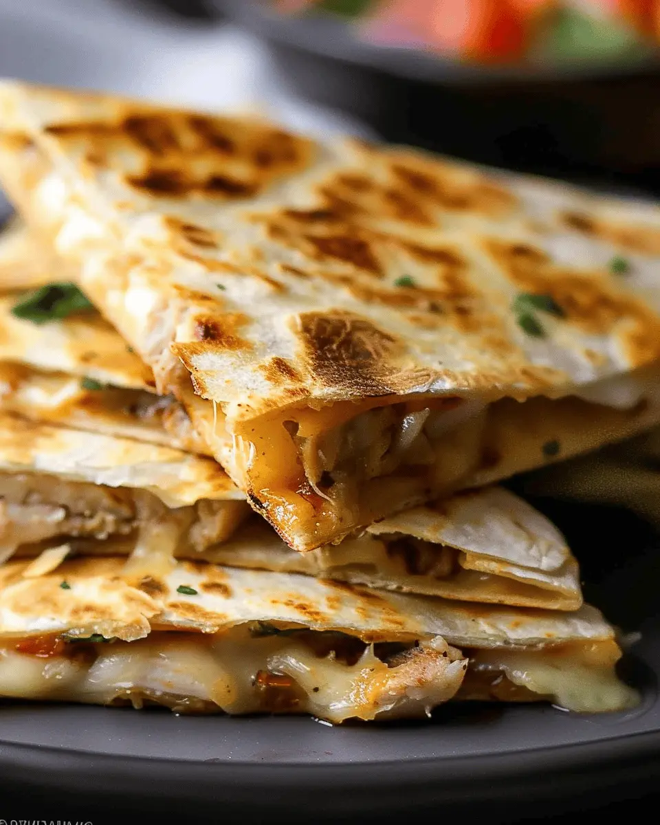 Creamy Cheesy Chicken Quesadillas: The Easy Family Favorite Recipe