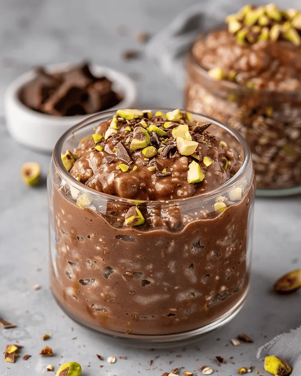 Chocolate Pistachio Overnight Oats: The Best Easy Breakfast Delight