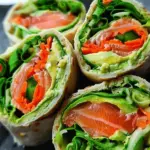 Salmon and Avocado Wraps