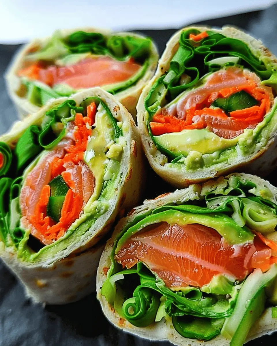 Salmon and Avocado Wraps: Easy, Fresh, and Flavorful Delight