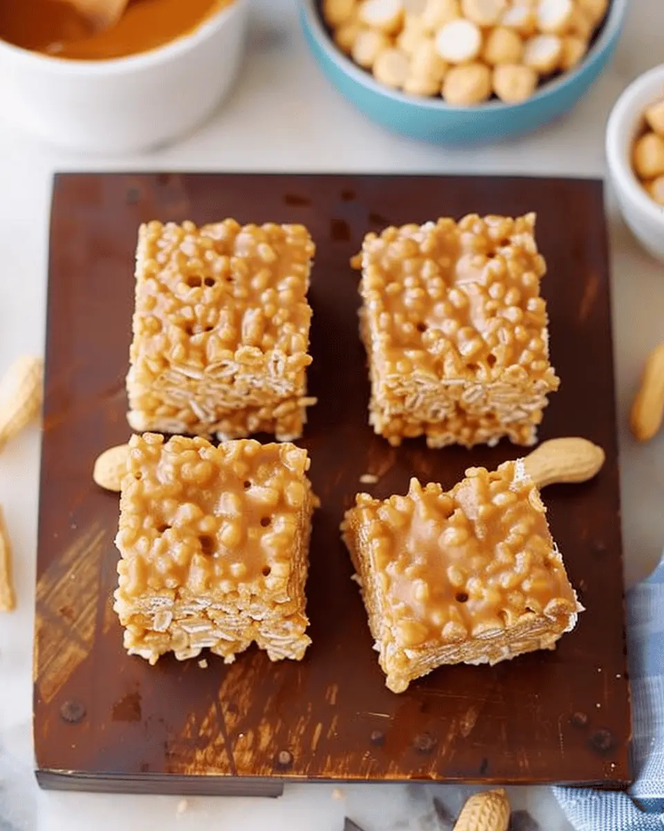Peanut Butter Rice Crispy Treats: Easy, Indulgent Homemade Delight