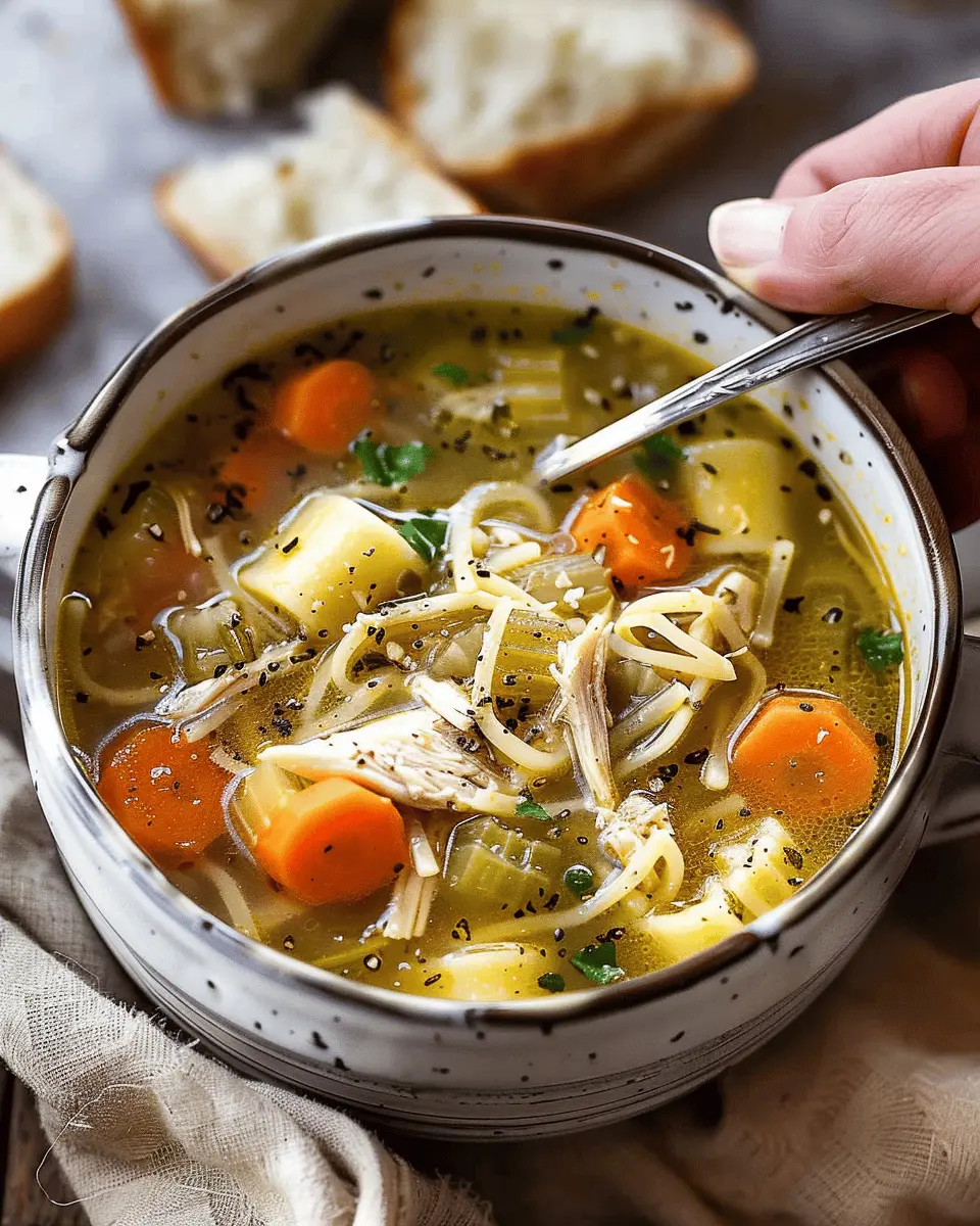 Homestyle Chicken Noodle Soup: The Best Comfort Food Recipe
