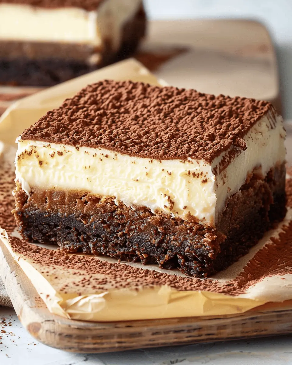Easy Tiramisu Brownies: Indulgent Delight for Every Occasion