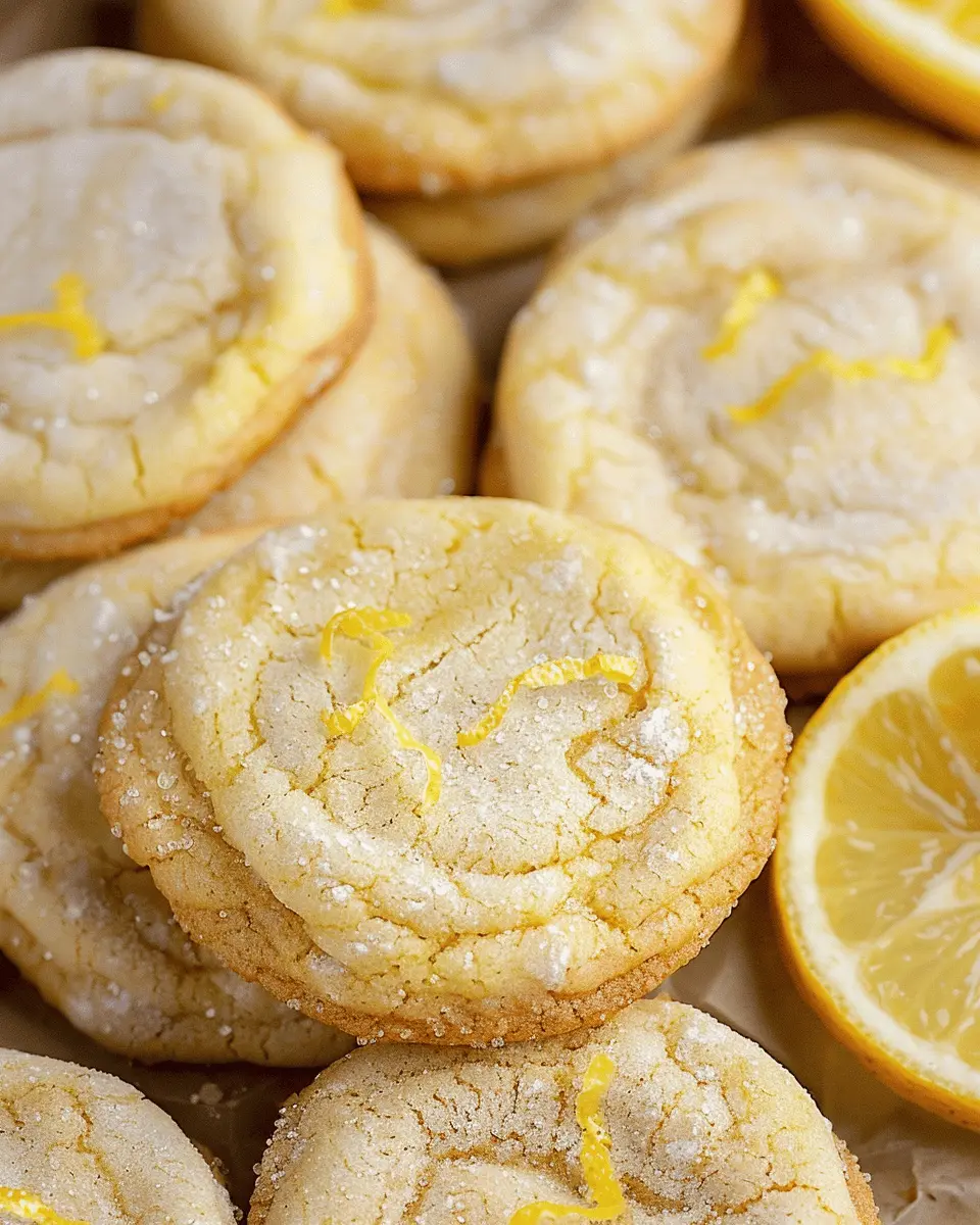 Soft Chewy Lemon Cookies: The Best Recipe for Fresh Flavor
