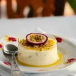 Coconut Panna Cotta with Passion Fruit