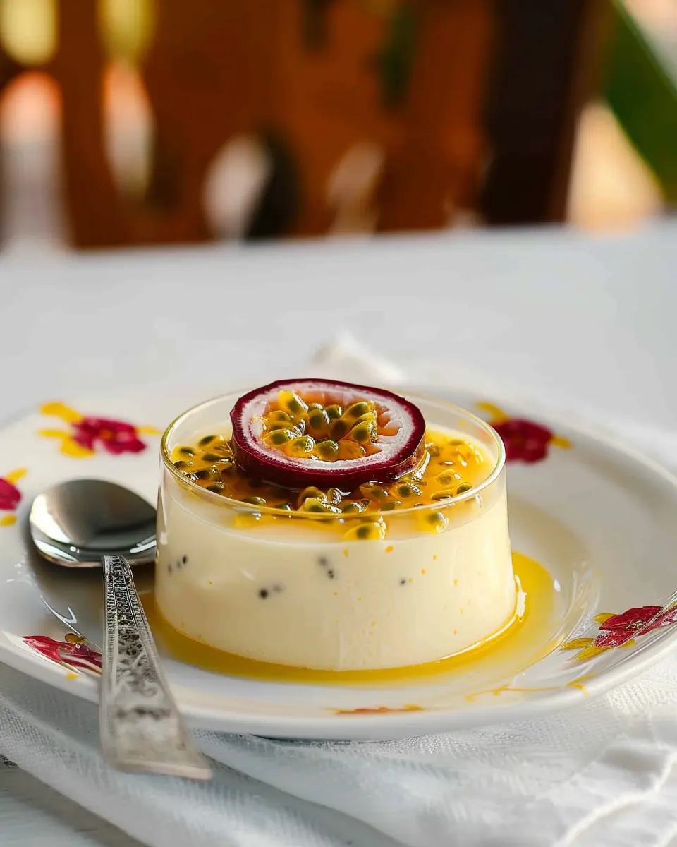 Coconut Panna Cotta with Passion Fruit: A Delightfully Easy Treat