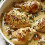 CREAMY GARLIC CHICKEN
