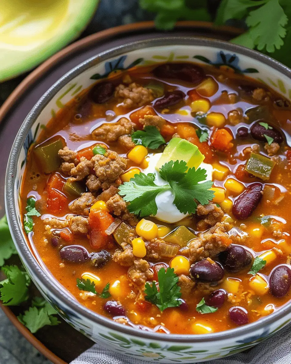 Instant Pot Taco Soup: Easy, Hearty Comfort with Turkey Bacon and Chicken Ham