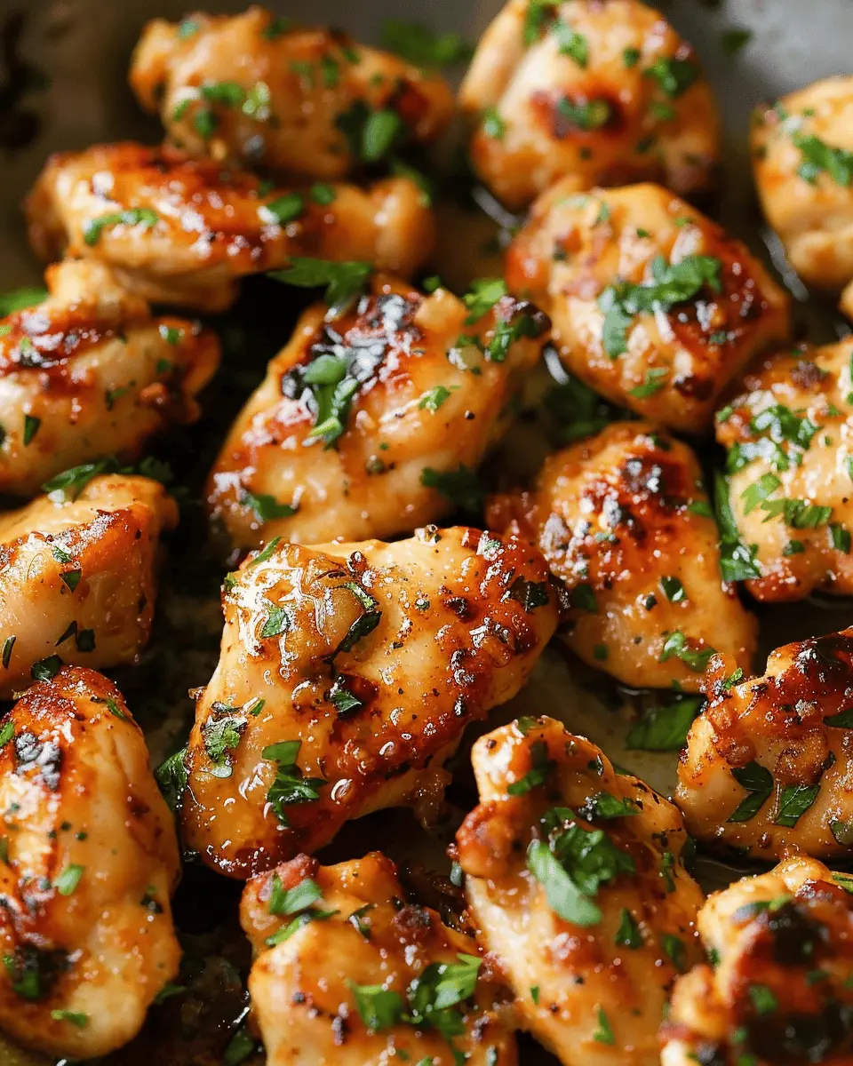 Garlic Butter Chicken Bites: Easy and Juicy Weeknight Delight