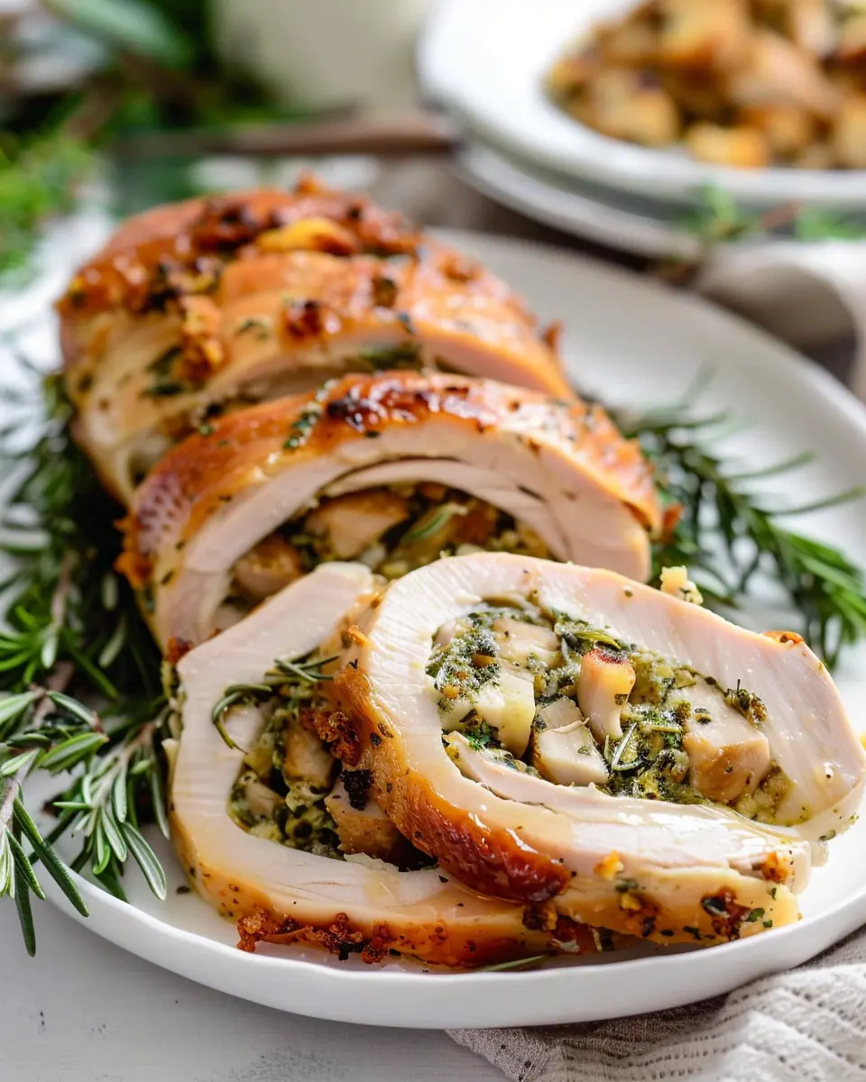 Turkey Roulade: Juicy Recipe with Turkey Bacon & Chicken Ham