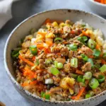 Ground Turkey Egg Roll in a Bowl