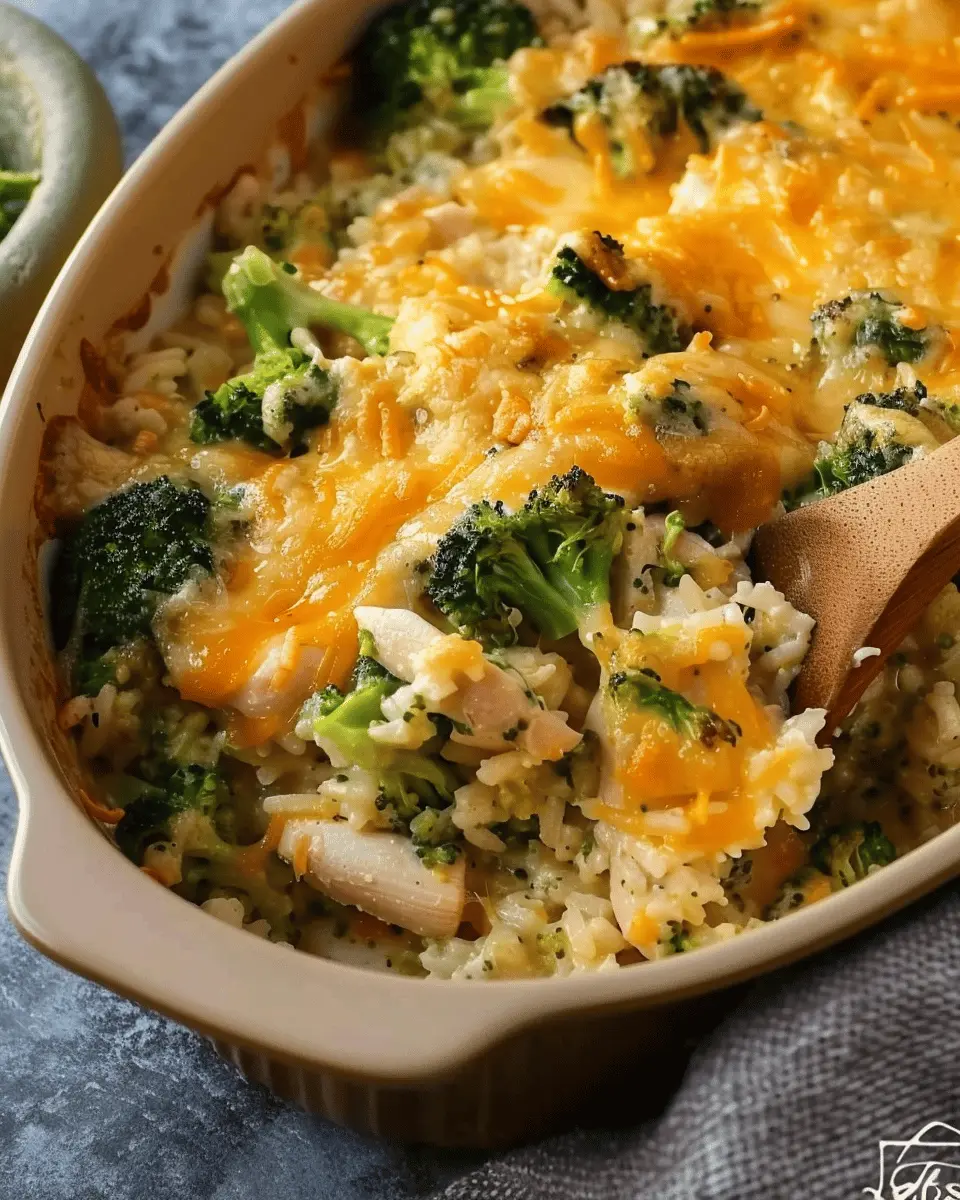 Cheesy broccoli chicken and rice casserole: Easy Comfort Food Delight