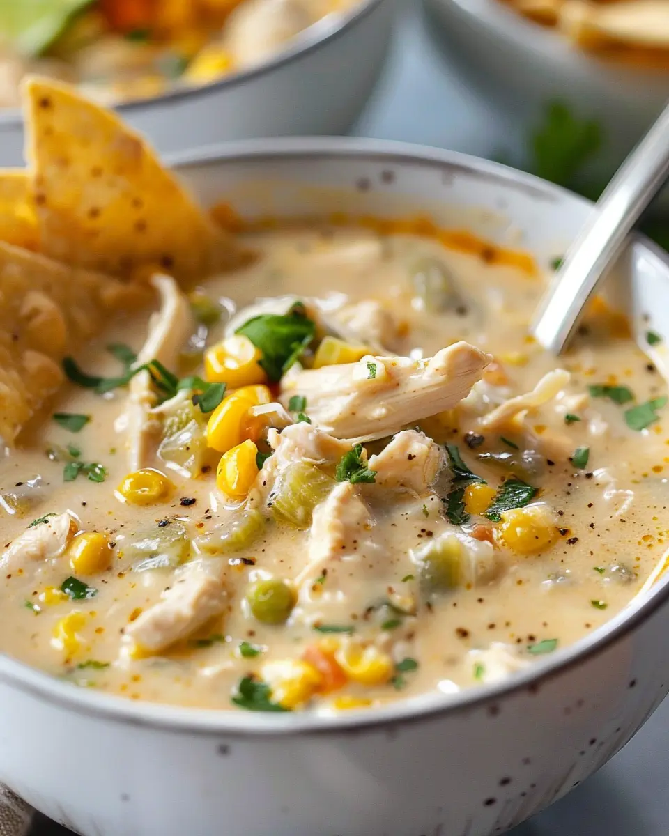 Savory Crockpot White Chicken Chili Soup: Easy Comfort Food Delight