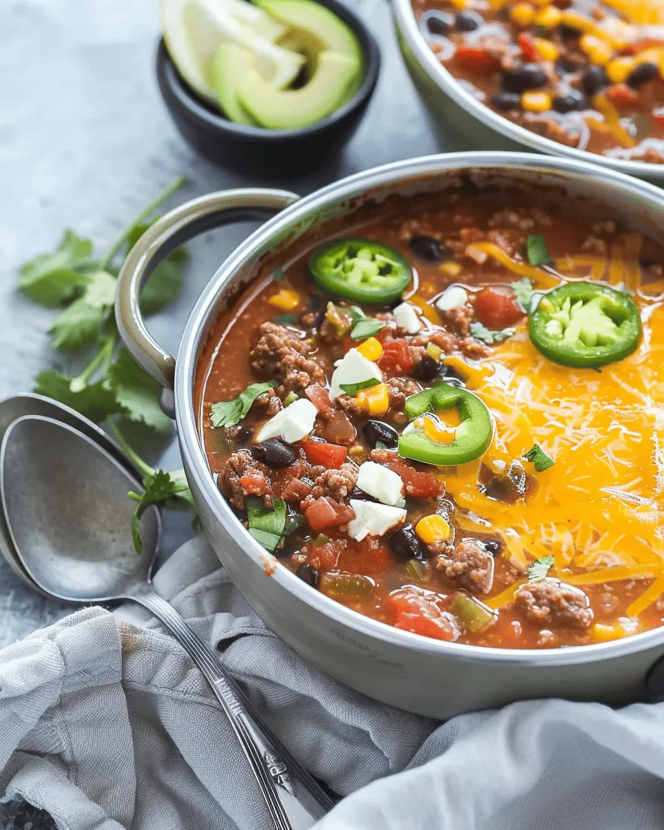 Classic Beef Taco Soup: Easy Comfort Food for Any Night