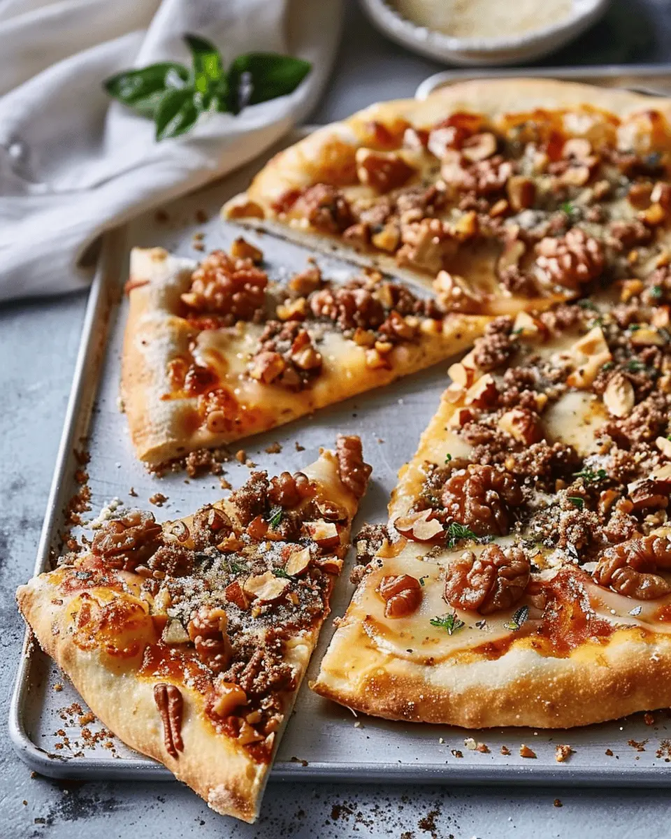 Crumble Walnut Pizza: The Best Homemade Delight for Foodies