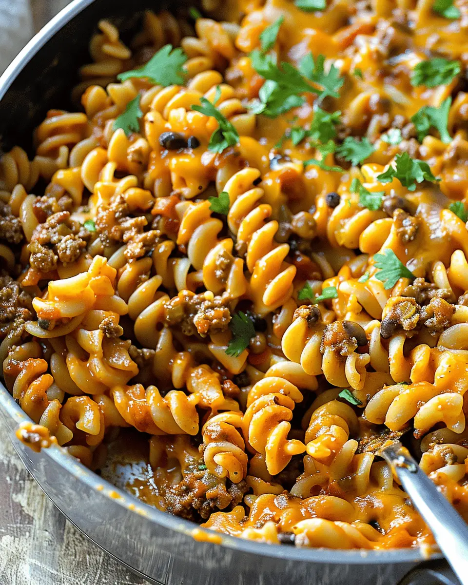 One-Pot Cheesy Taco Pasta: Easy, Comforting Weeknight Dinner