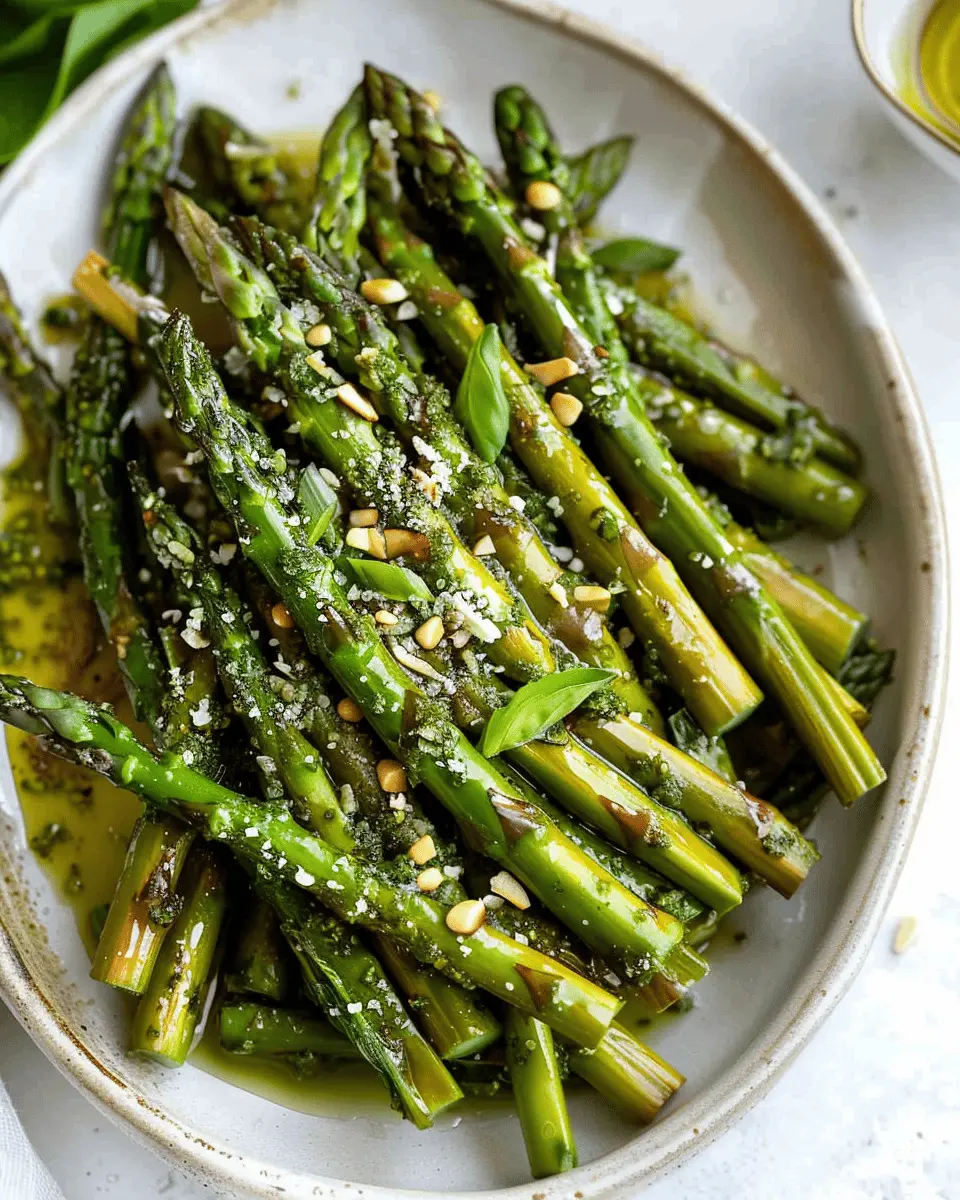 Pesto Asparagus: Easy &amp; Delicious Turkey Bacon Delight