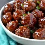 Irresistible Slow Cooker Honey Garlic Meatballs