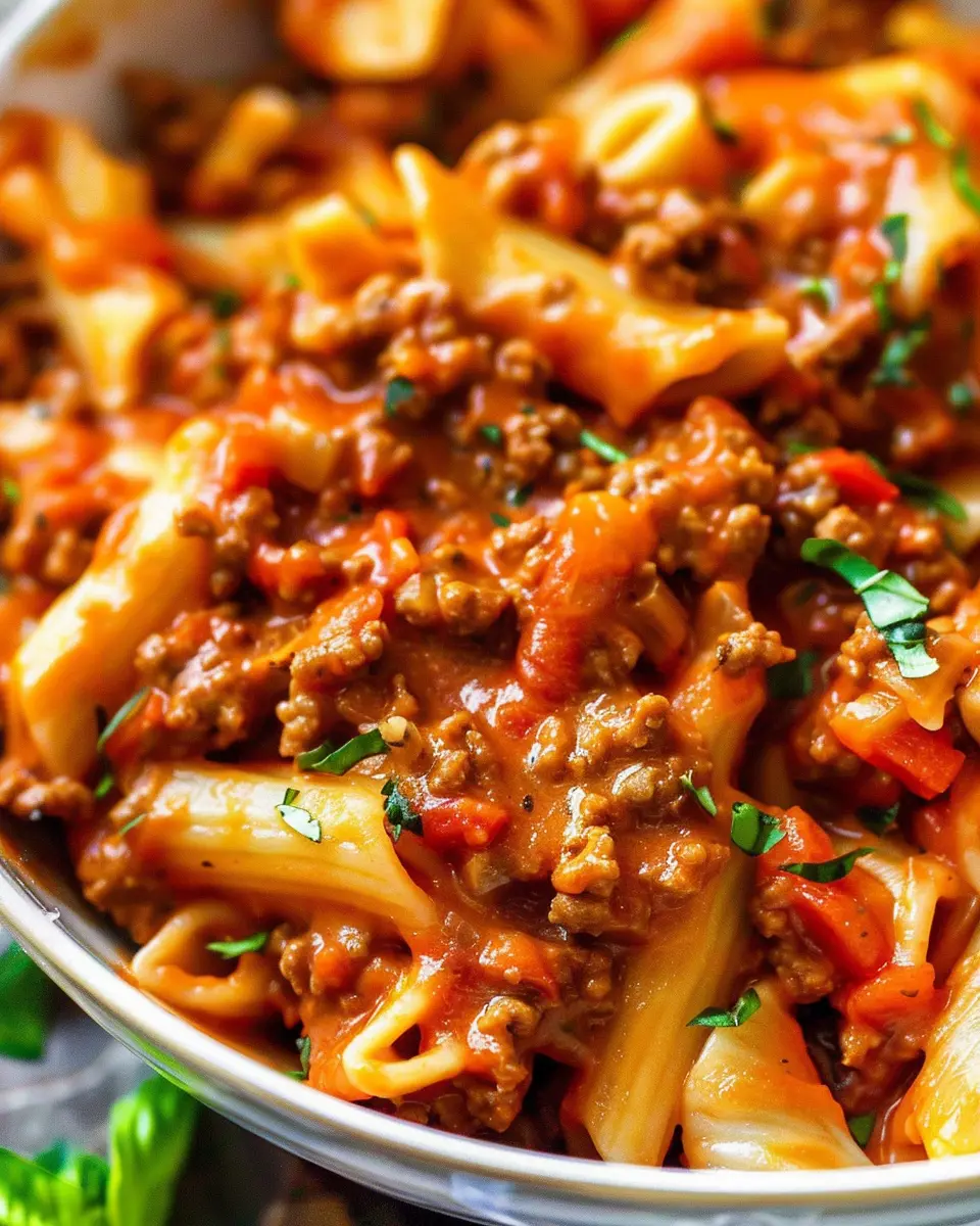 Ground Beef Pasta Recipe: Easy Tomato Sauce Delight to Savor