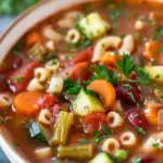 Easy Slow Cooker Minestrone Soup