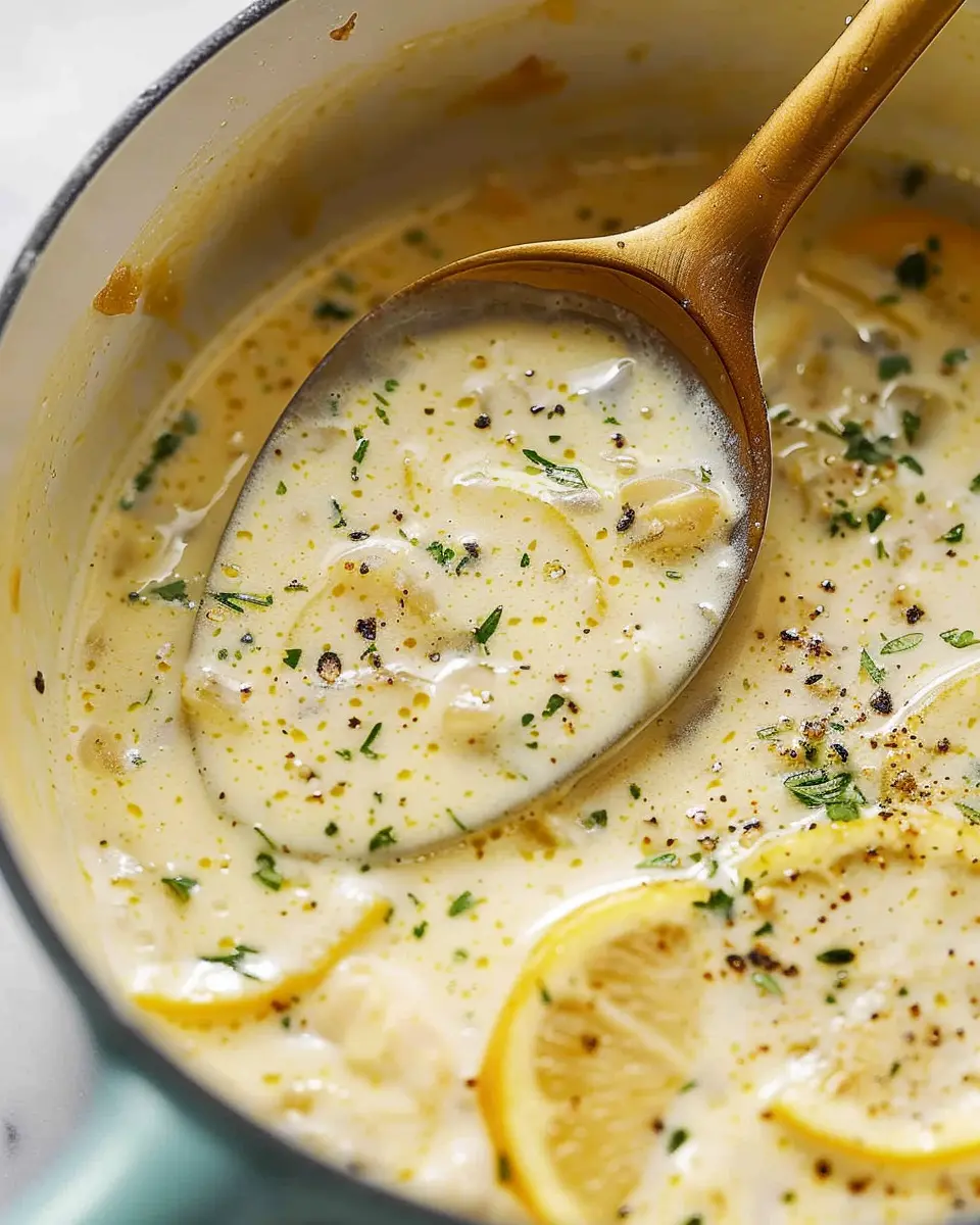 Lemon Garlic Cream Sauce: Indulgent Twist on Turkey Bacon Fettuccine