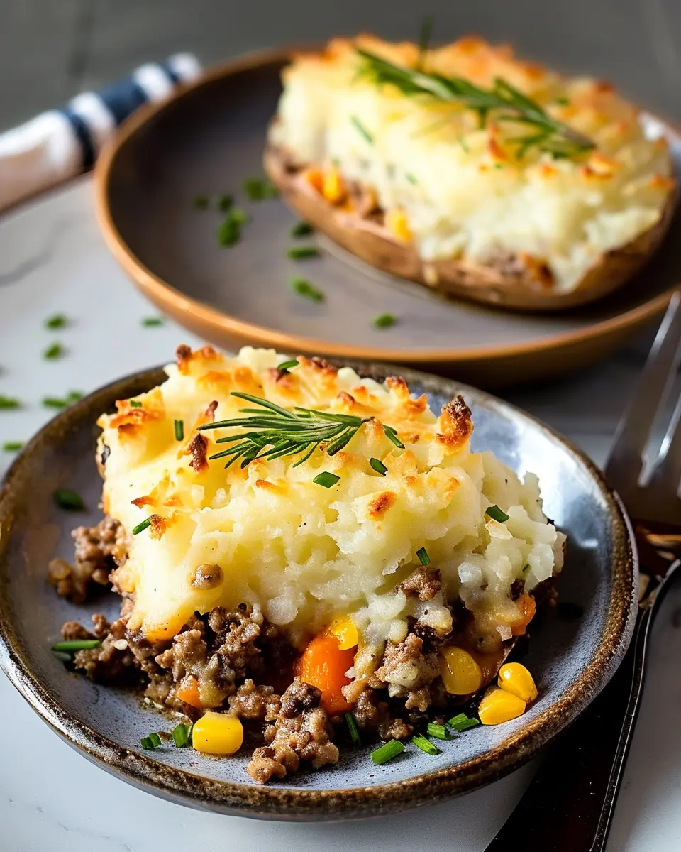 Shepherd’s Pie Baked Potato: Easy Comfort Food with Turkey Bacon