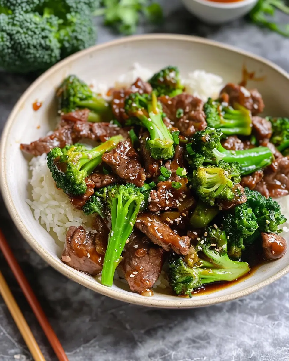 Chinese Beef and Broccoli: Easy Homemade Comfort Food Delight