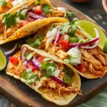 Slow Cooker Shredded Chicken Tacos