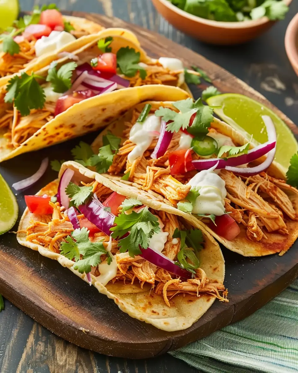 Slow Cooker Shredded Chicken Tacos: Easy, Flavorful Family Meal