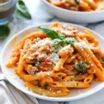 Sun-dried tomato pasta