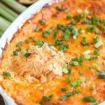 Easiest Buffalo Chicken Dip with Rotisserie Chicken
