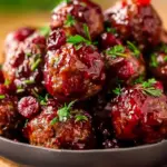 Best Christmas Cranberry Meatballs
