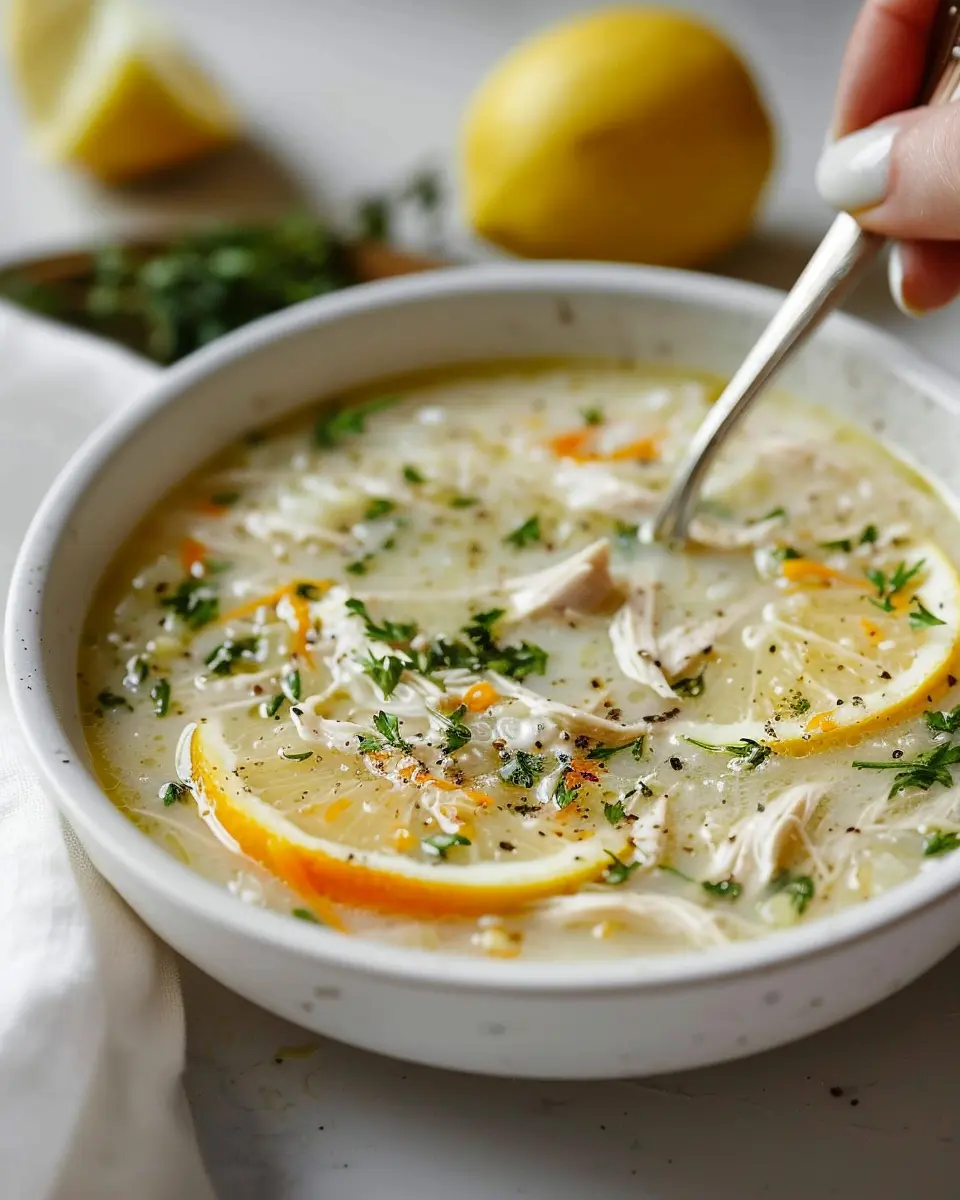 Greek Lemon Chicken Soup: Easy Comfort Food for All Seasons