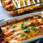 Easy Cheesy Ground Beef Enchiladas
