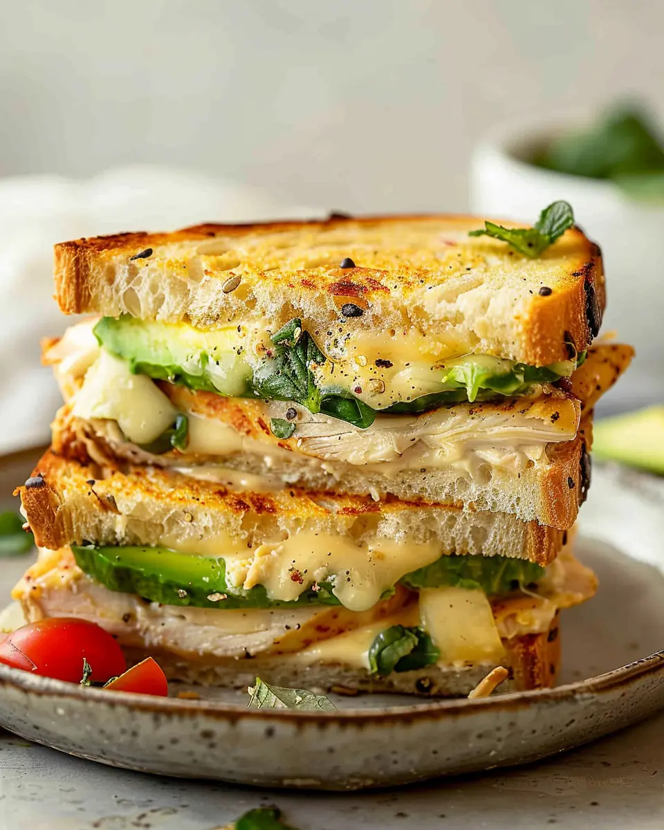 Chicken Avocado Melt Sandwich: The Best Comfort Food Delight