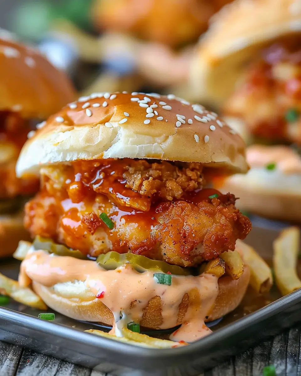 Bang Bang Chicken Sliders Recipe: Easy and Indulgent Home Cooking