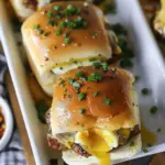 Hawaiian Roll Egg Breakfast Sliders