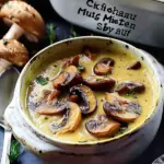 Creamy Mushroom Soup with Turmeric & Thyme