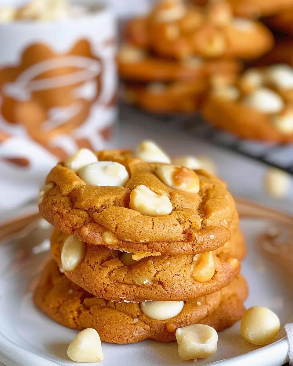Pumpkin White Chocolate Macadamia Nut Cookies: The Best Fall Treat
