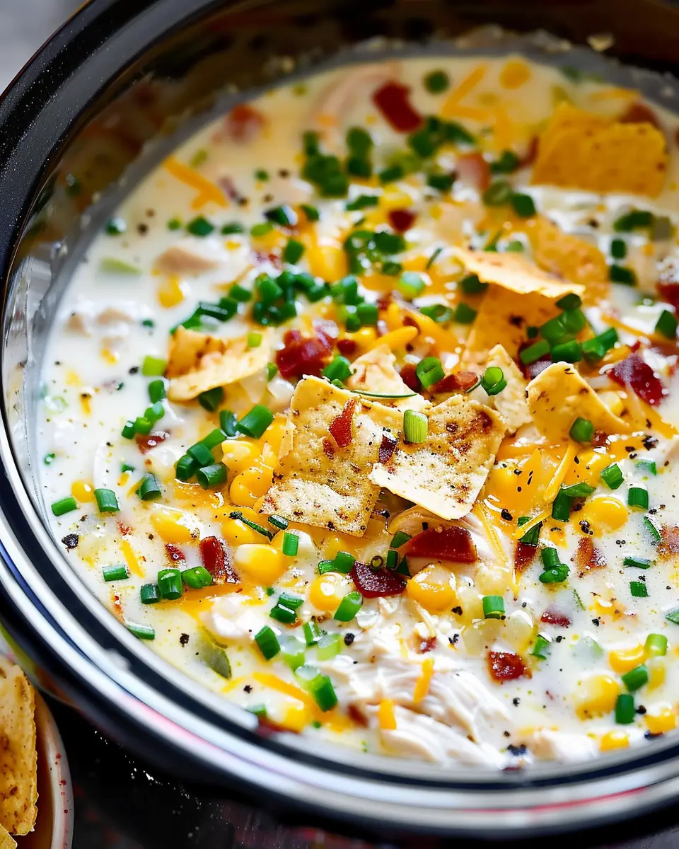 Crockpot Chicken Corn Chowder: Easy Comfort Food for All