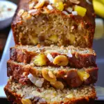 Hawaiian Banana Bread with Pineapple, Coconut, Macadamia Nuts