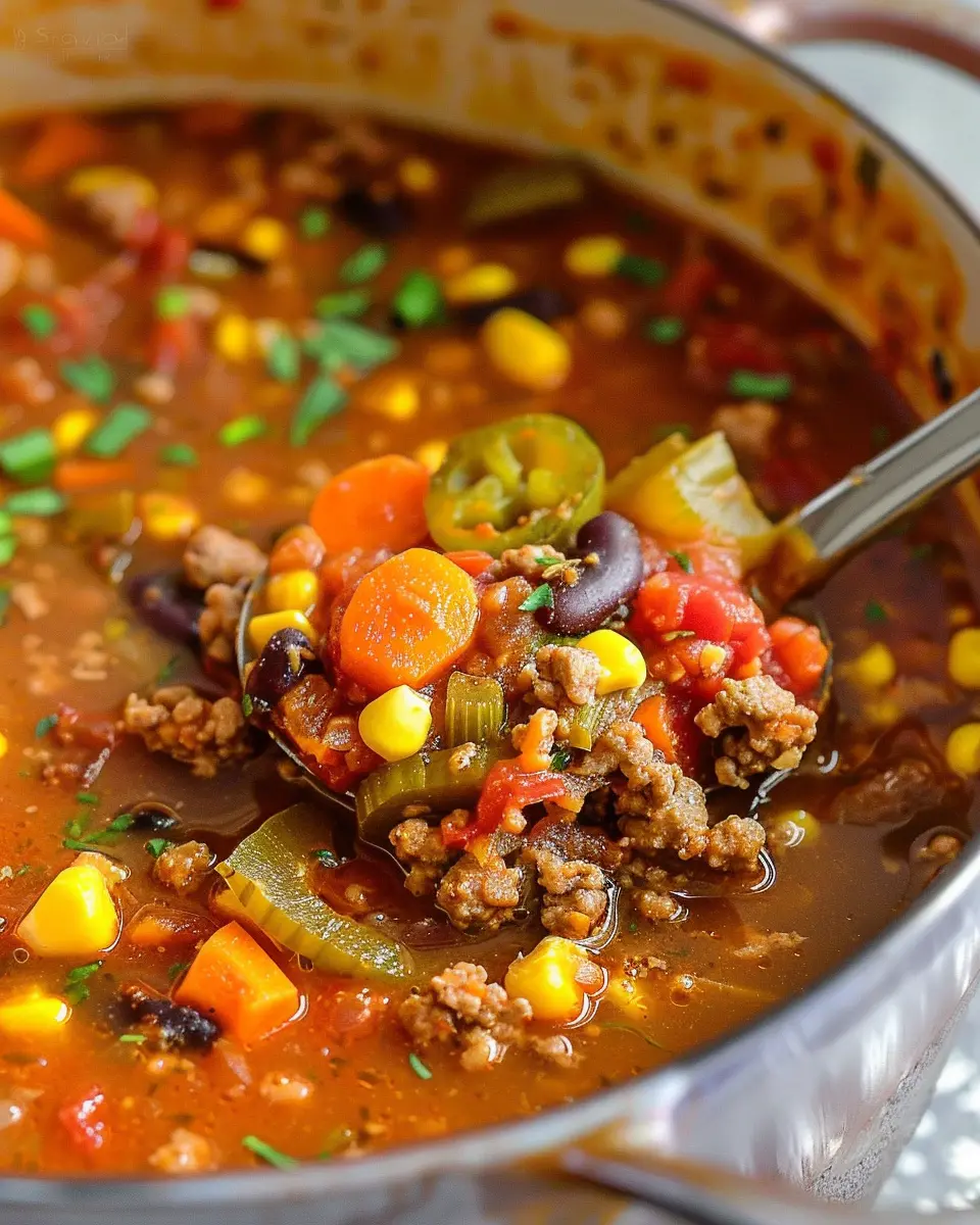 Cowboy Soup: Easy Comfort Food with Turkey Bacon and Chicken Ham