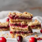 Cranberry Crumble Bars