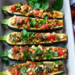 Mediterranean Stuffed Zucchini Recipe