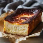 Burnt Basque Cheesecake in a Loaf Pan